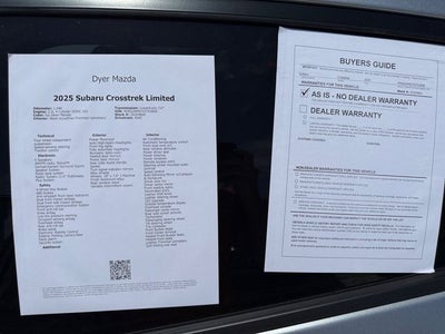2025 Subaru Crosstrek Limited