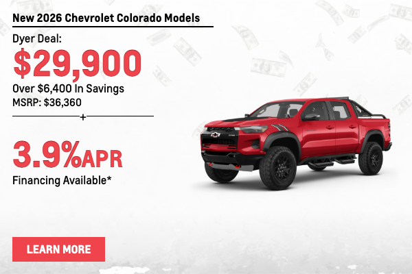 New 2026 Chevrolet Colorado Models for sale Vero Beach