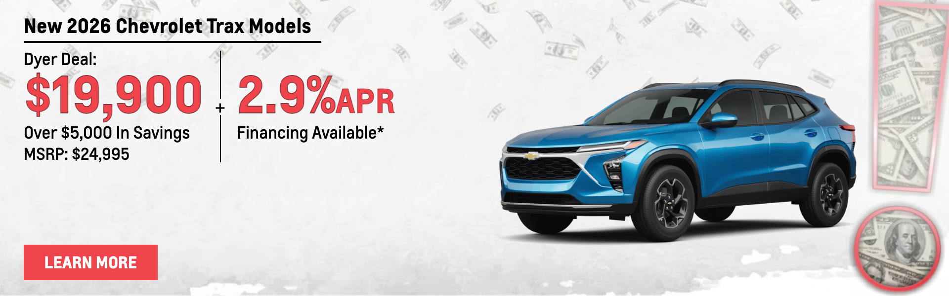 New 2026 Chevrolet Trax Models