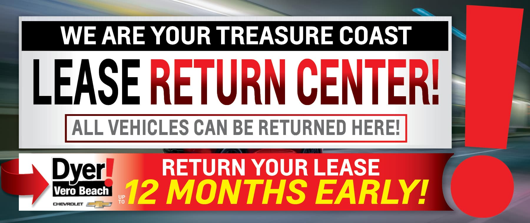 banner image of a lease return center infographic