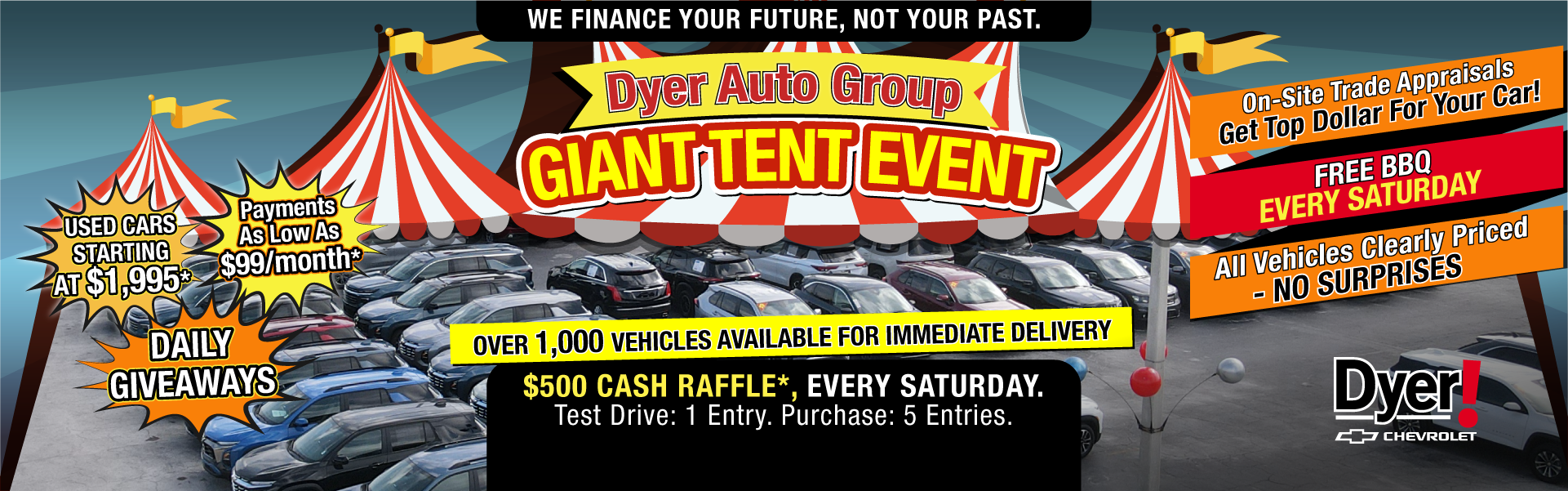 Dyer Auto Tent Event