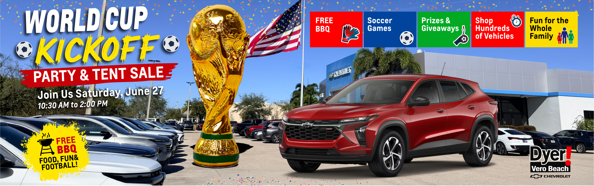 World Cup Kickoff Event at Dyer Chevy Vero Beach