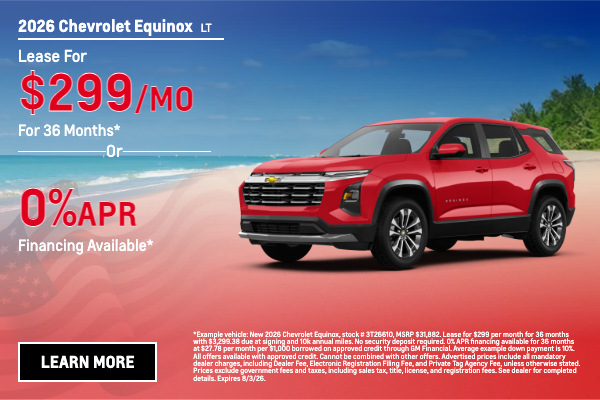 New 2026 Chevrolet Trailblazer Models