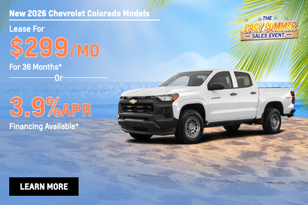 New 2026 Chevrolet Colorado Models for sale Vero Beach