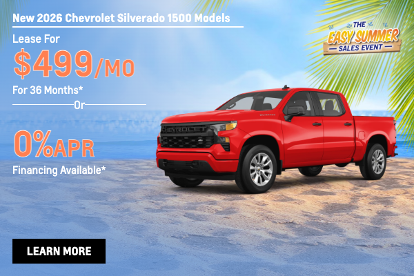 New 2026 Chevrolet Silverado 1500 Models Vero Beach
