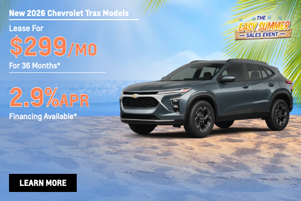 New 2026 Chevrolet Trax Models for sale Vero Beach