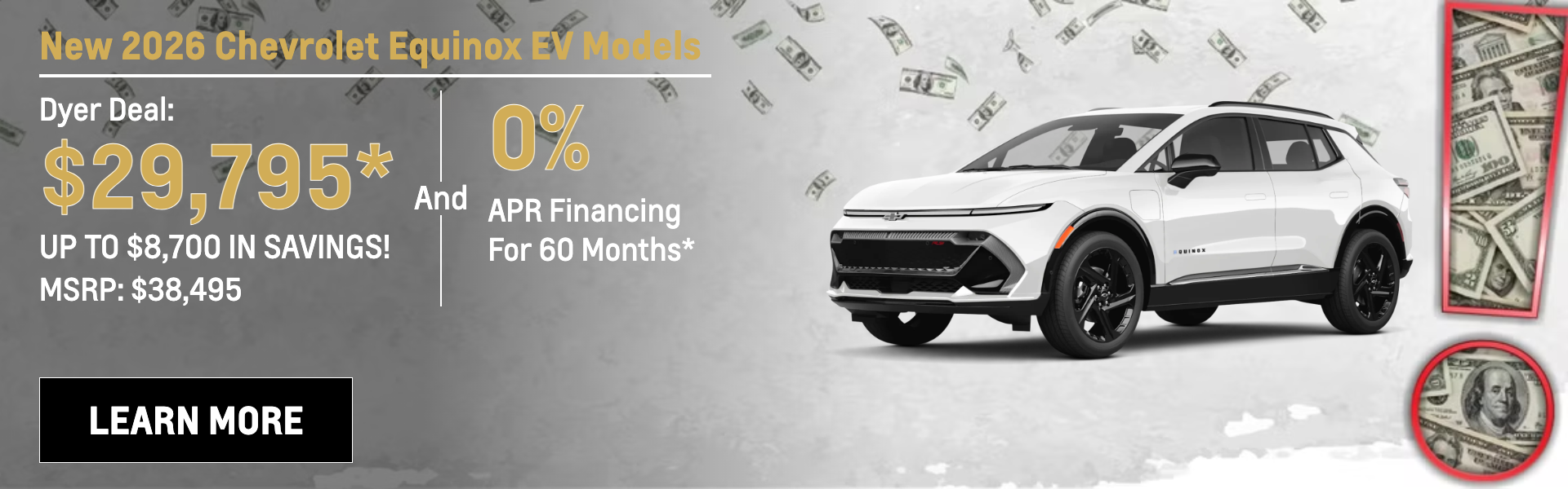 New 2026 Chevrolet Equinox EV Models