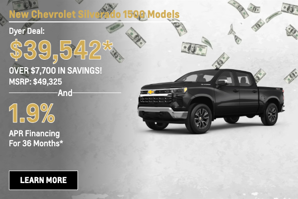 New Chevrolet Silverado 1500 Models