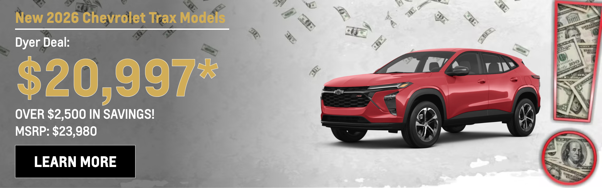 New 2026 Chevrolet Trax Models