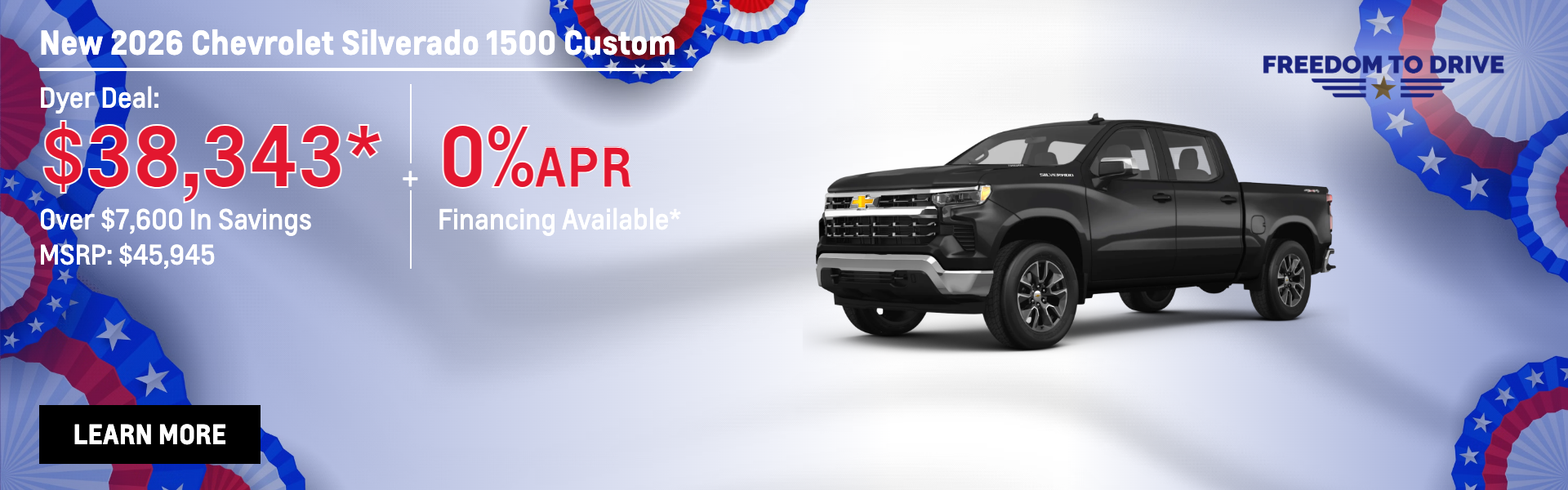 New 2026 Chevrolet Silverado 1500 Custom