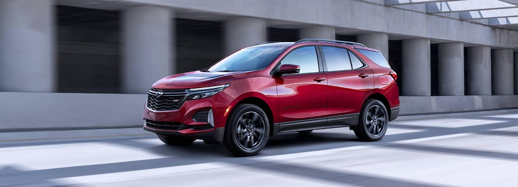 image of a red Chevy Equinox