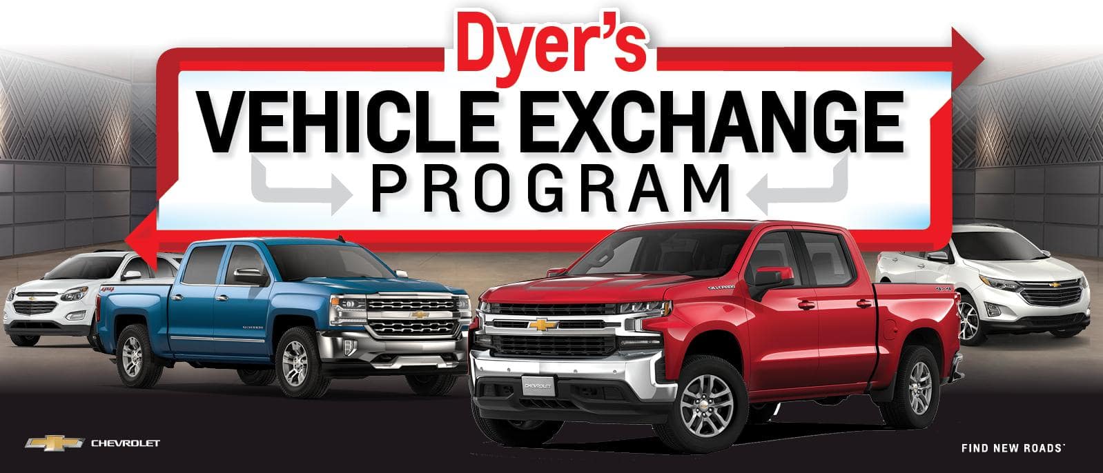 Dyer's Vehicle Exchange Program banner